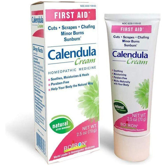 Boiron Calendula Cream 2.5 oz Skin Care Cream Pasteur Pharmacy