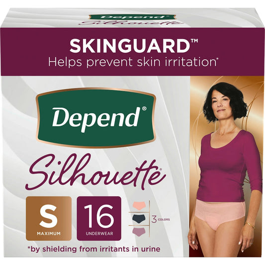 Depend Silhouette Incontinence & Postpartum Underwear For Women - Maximum Absorbency - Pink Underwear Pasteur Pharmacy