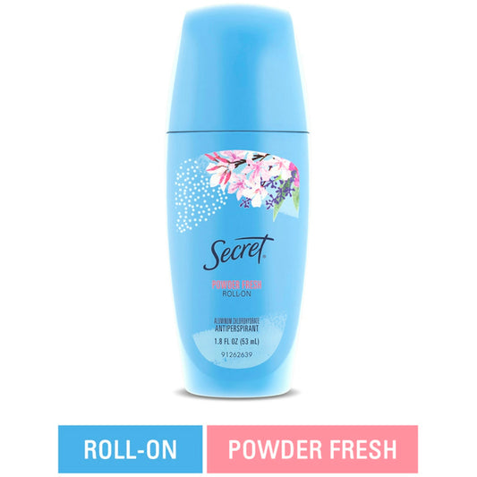 Secret Antiperspirant, Powder Fresh, Roll On 1.8 Fl Oz Deodorant Pasteur Pharmacy