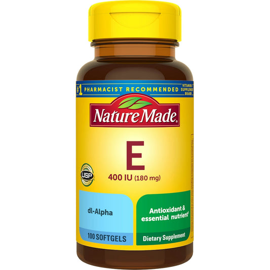 Nature Made Vitamin E, 180 Mg, Softgels Vitamins & Supplements Pasteur Pharmacy