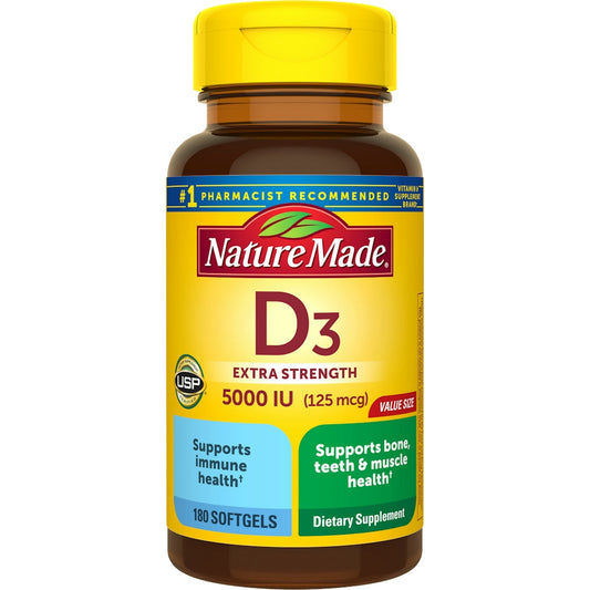 NM Vitamin D3 Es Gc 125 Mcg 180 Sfg Vitamins & Supplements Pasteur Pharmacy