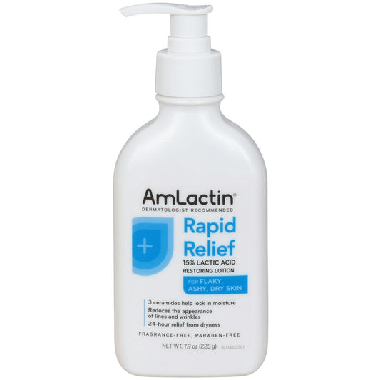 AmLactin Rapid Relief 15% Lactic Acid Restoring Lotion - 7.9 Oz Lotion & Moisturizer Pasteur Pharmacy