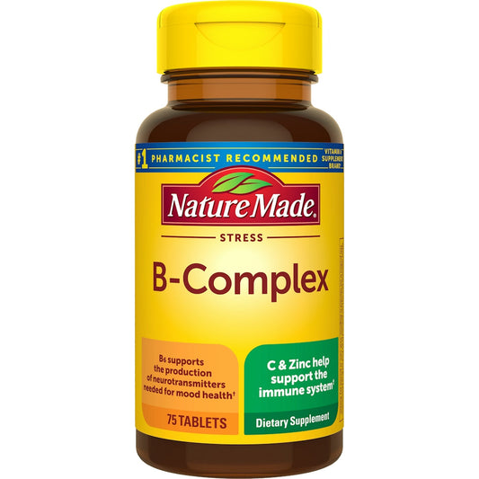 Nature Made Stress B Complex With Vitamin C And Zinc Tablets Vitamins & Supplements Pasteur Pharmacy