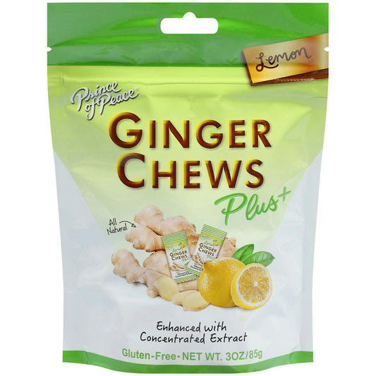 Prince Of Peace Ginger Chews Plus - Lemon Vitamins & Supplements Pasteur Pharmacy