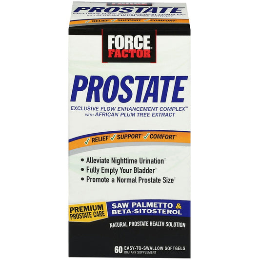 Force Factor Prostate Softgels 60ct Vitamins & Supplements Pasteur Pharmacy