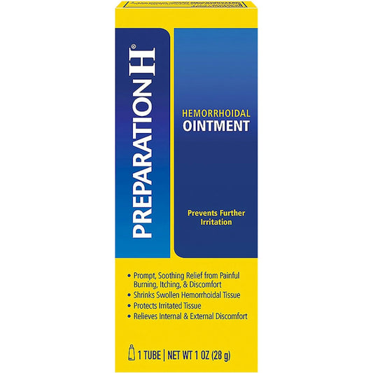 Preparation H Hemorrhoid Relief Ointment Tube, 1 Oz Health & Beauty Pasteur Pharmacy