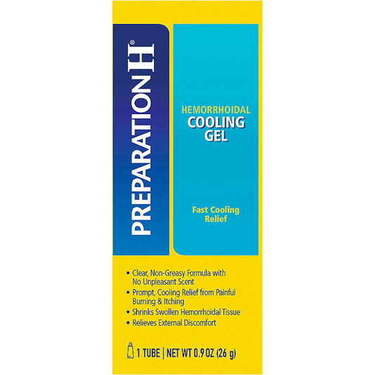 Preparation H Hemorrhoidal Cooling Gel 0.9 Oz Health & Beauty Pasteur Pharmacy