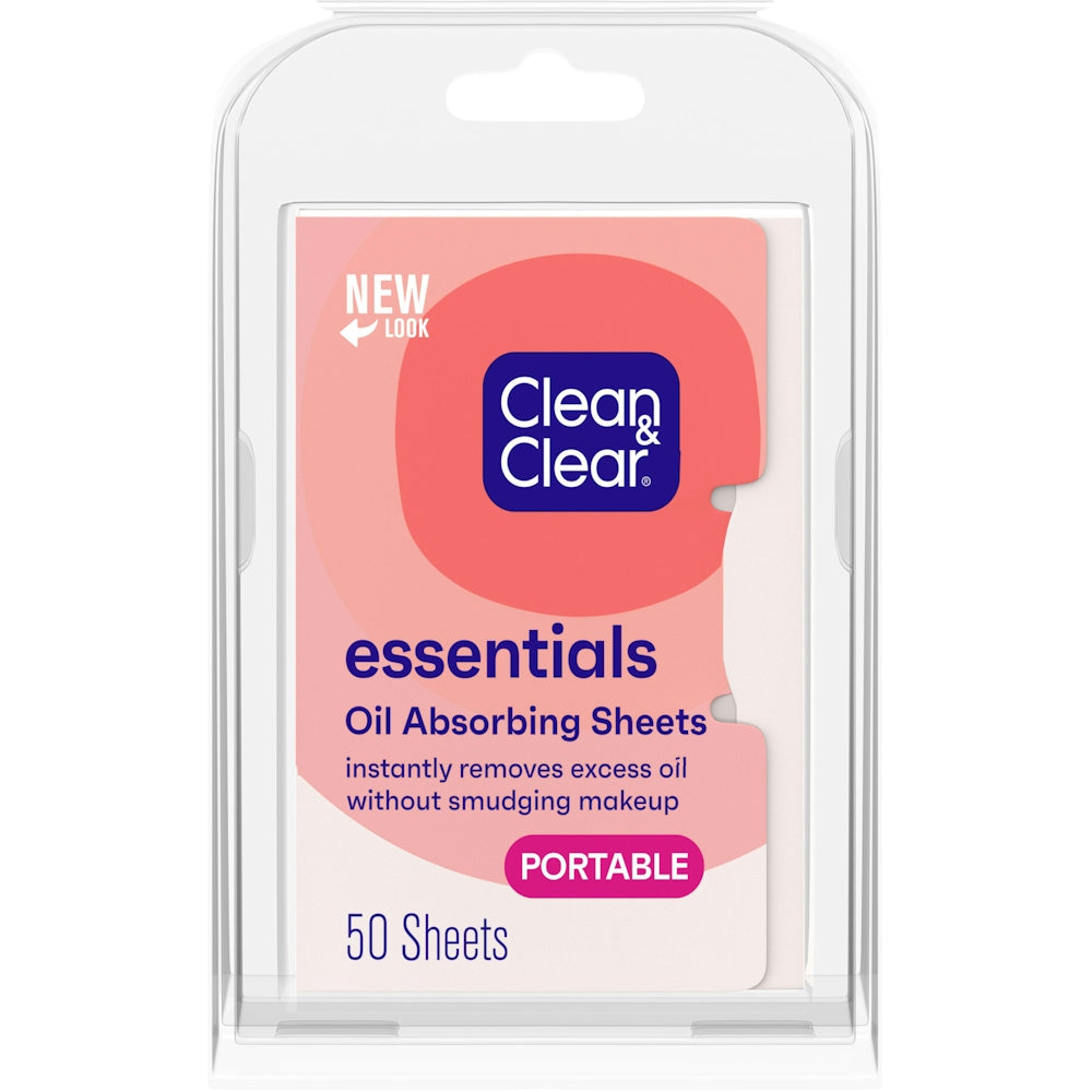 Clean & Clear Essentials Oil Absorbing Sheets For Oily Skin Cosmetics Pasteur Pharmacy