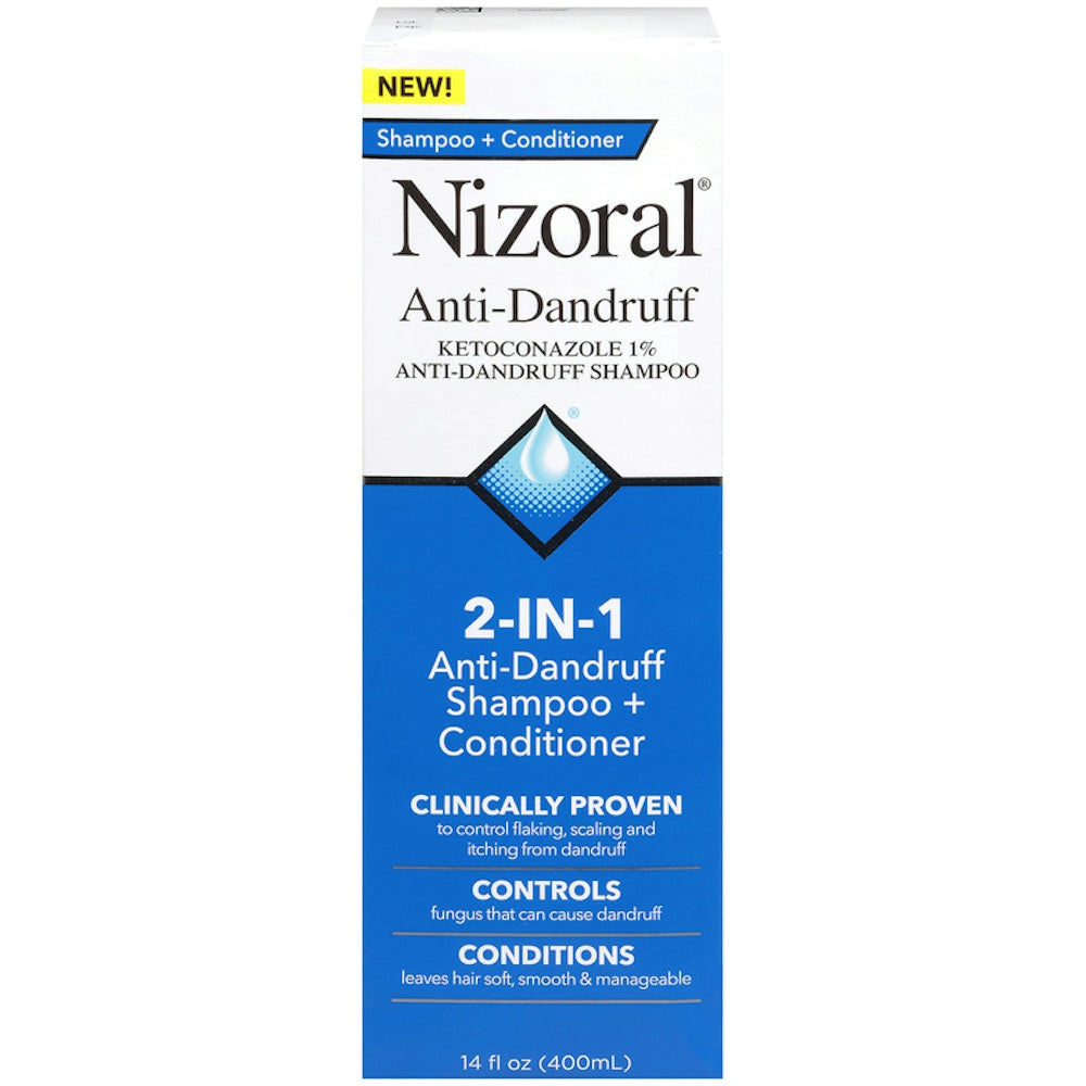 Nizoral 2-in-1 Anti-Dandruff Shampoo With Conditioner - 14 Fl Oz Shampoo & Conditioner Pasteur Pharmacy