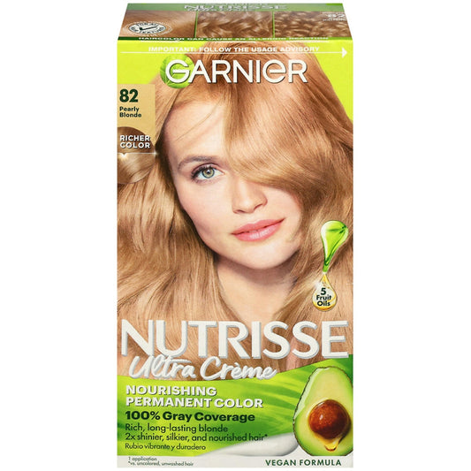 Garnier Nutrisse Nourishing Permanent Hair Color – 82 Pearly Blonde (Champagne Fizz) Hair Color Pasteur Pharmacy