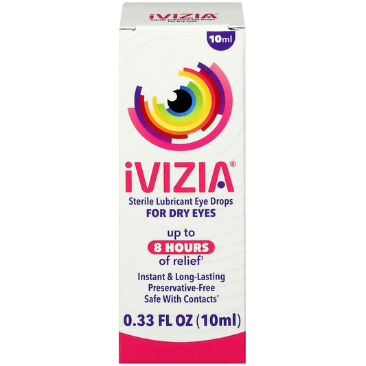 iVizia Sterile Lubricant Eye Drops For Dry Eyes - 0.33 Fl Oz Eye Drops & Lubricants Pasteur Pharmacy