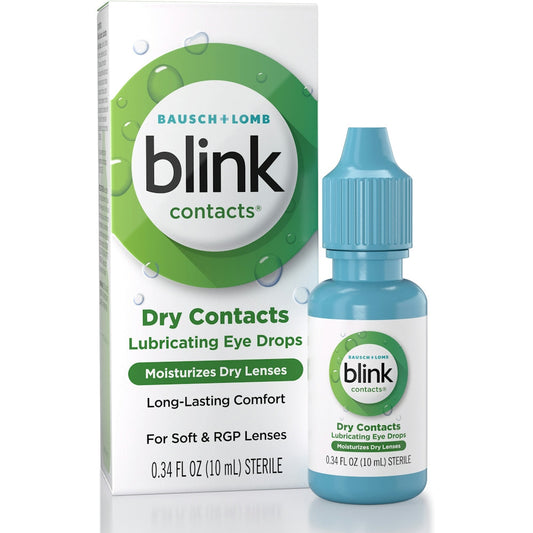 Blink Contacts Lubricating Eye Drops For Soft & RGP Lenses Health & Beauty Pasteur Pharmacy
