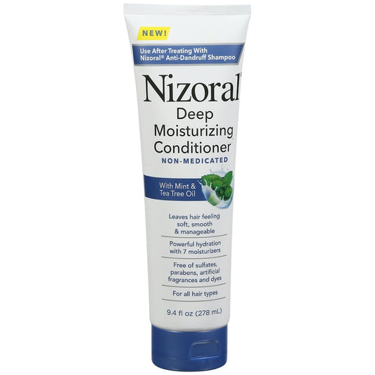 Nizoral Deep Moisturizing Conditioner With Mint & Tea Tree Oil For All Hair Types 9.4 Oz Conditioners Pasteur Pharmacy
