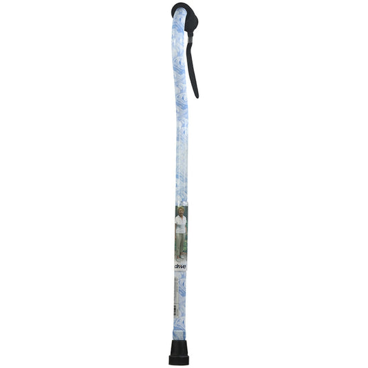 Drive Medical Foam Grip Offset Handle Walking Cane, Swirl Canes & Walking Sticks Pasteur Pharmacy