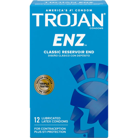 Trojan Enz Lubricated Premium Latex Condoms Condoms Pasteur Pharmacy