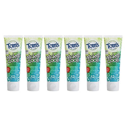 Tom's of Maine Wicked Cool Fluoride Toothpaste Mild Mint Toothpaste Pasteur Pharmacy