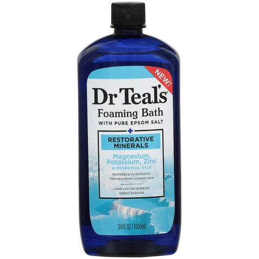 Dr Teals F/Bth Lq1000ML Rstr Mins Bath & Body Pasteur Pharmacy