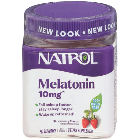 Natrol Melatonin, Sleep, 10 Mg, Gummies, Strawberry Vitamins & Supplements Pasteur Pharmacy