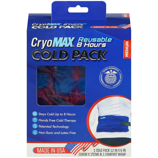CryoMax™ Medium Reusable 8-Hour Cold Pack (12" x 6") Hot & Cold Therapies Pasteur Pharmacy
