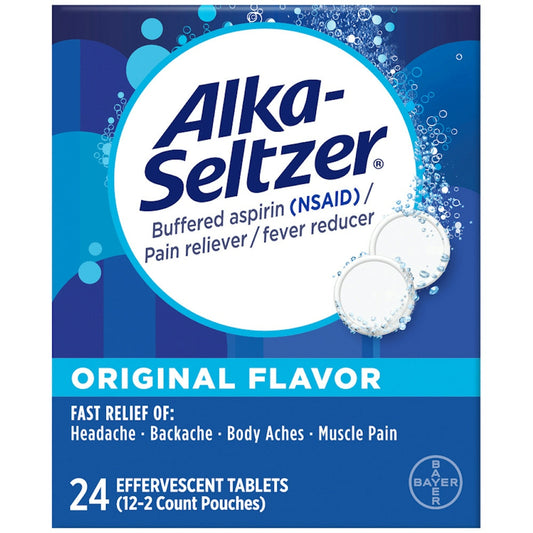Alka-Seltzer Heartburn Relief, Original Effervescent Tablets (24 Count) Medicine & Drugs Pasteur Pharmacy