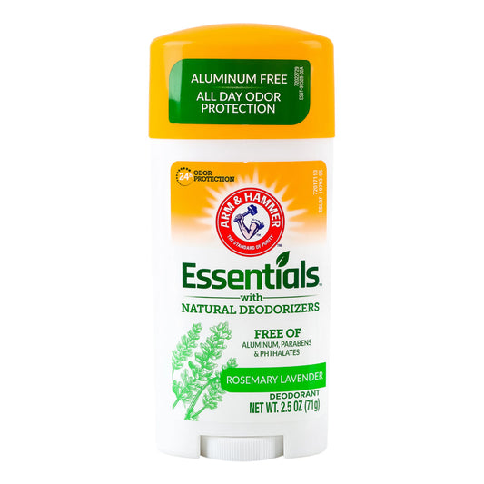Arm & Hammer A&H Essentials Natural Deodorant Fresh Rosemary Lavender Natural- 2.5 Oz Deodorant & Anti-Perspirant Pasteur Pharmacy