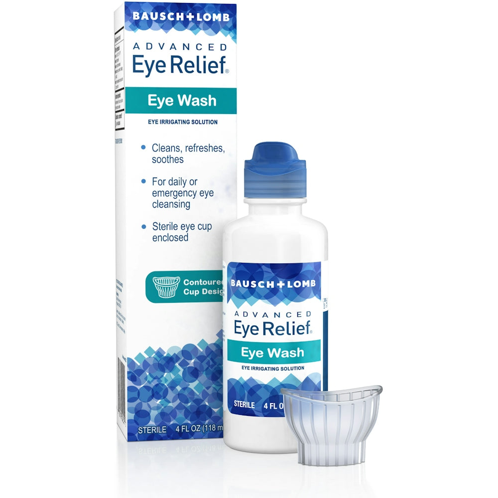 Bausch + Lomb Eye Wash Advanced Relief 4.00 Fl Oz First Aid Pasteur Pharmacy