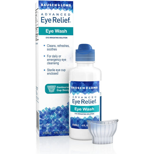 Bausch + Lomb Eye Wash Advanced Relief 4.00 Fl Oz First Aid Pasteur Pharmacy