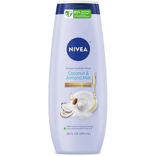 Nivea Coconut & Almond Milk Pampering Body Wash 20 Fl Oz Body Wash Pasteur Pharmacy