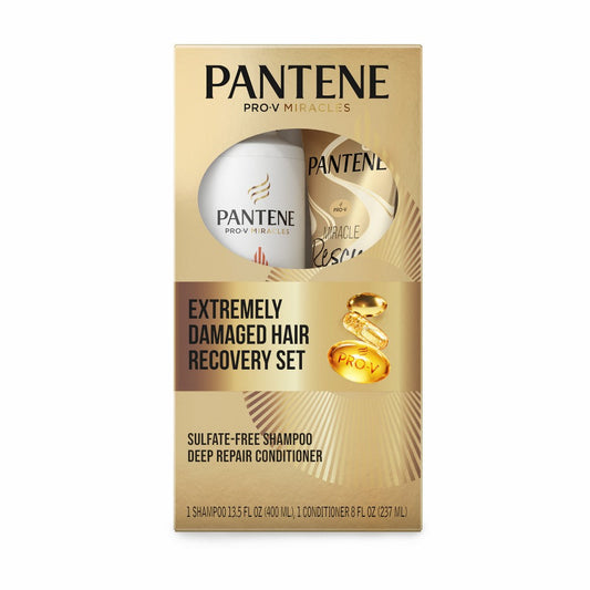 Pantene Pro-V Miracles Extreme Damage Hair Recovery Shampoo And Conditioner Dual Pack - 2pk/21.5 Fl Oz Shampoo & Conditioner Sets Pasteur Pharmacy