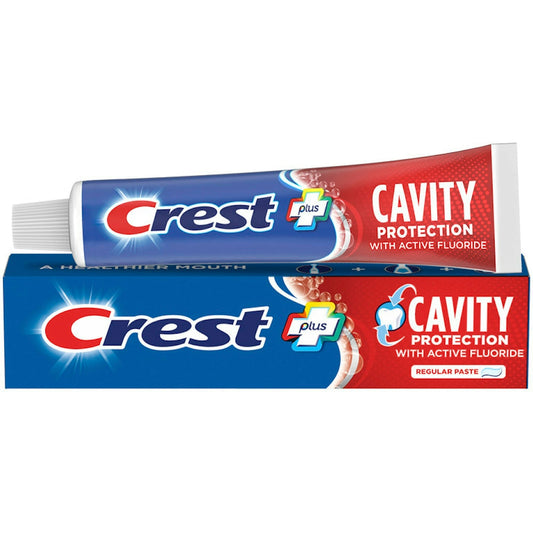 Crest Toothpaste, Regular Paste, Cavity Protection, Fluoride, Anticavity 4.2 Oz Toothpaste Pasteur Pharmacy