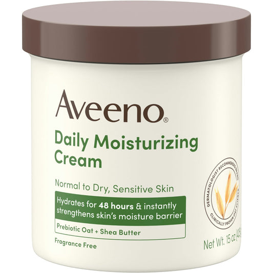 Aveeno Daily Moisturizing Cream - Fragrance Free - 15oz Lotion & Moisturizer Pasteur Pharmacy