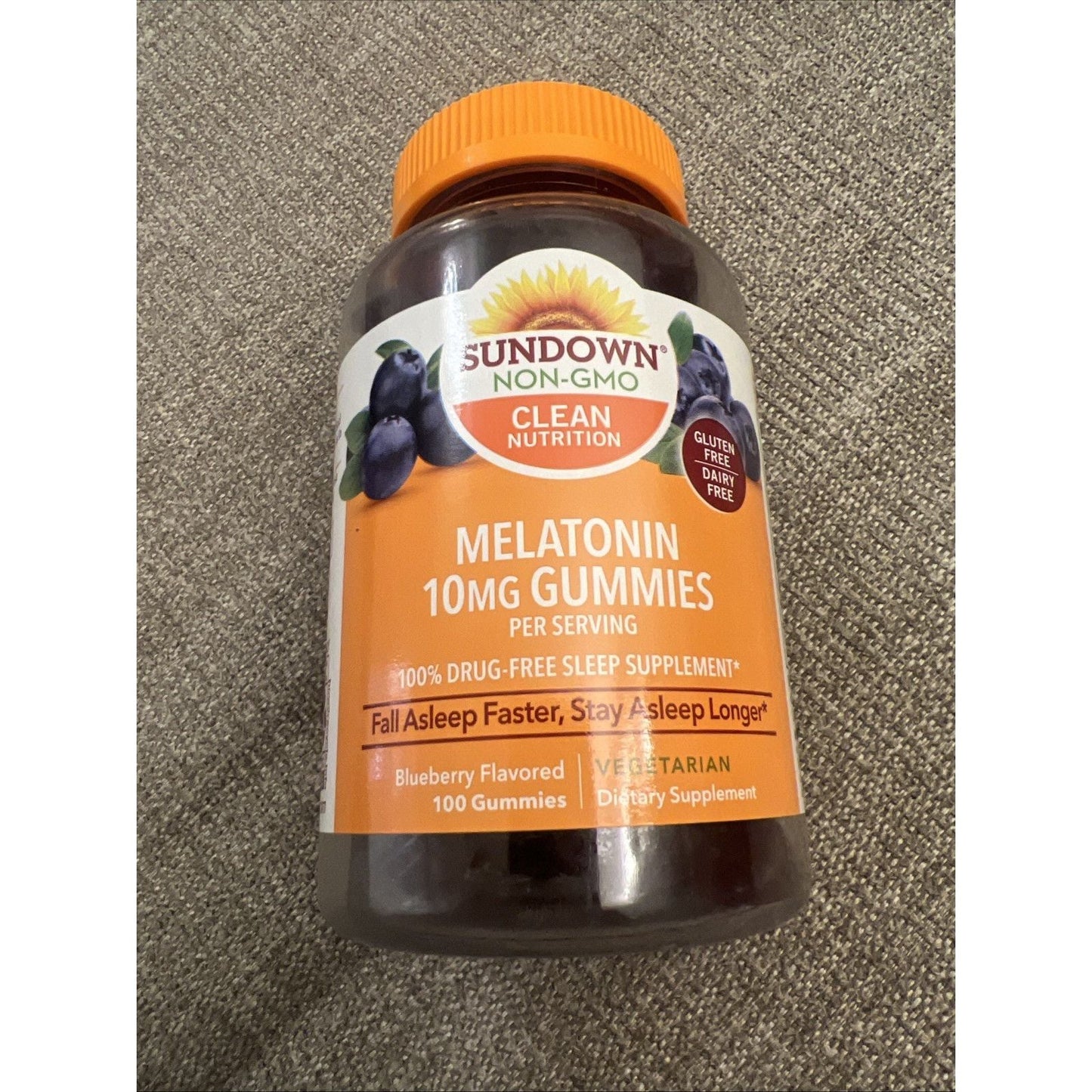 Sundown Naturals Melatonin Gummies - Blueberry, 10mg Vitamins & Supplements Pasteur Pharmacy