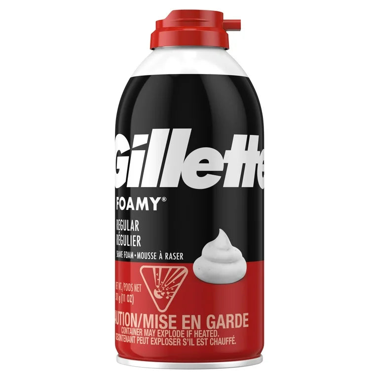 Gillette Foamy Mens Regular Shave Foam 11 oz Shave Foam Pasteur Pharmacy