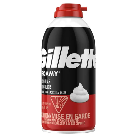 Gillette Foamy Mens Regular Shave Foam 11 oz Shave Foam Pasteur Pharmacy