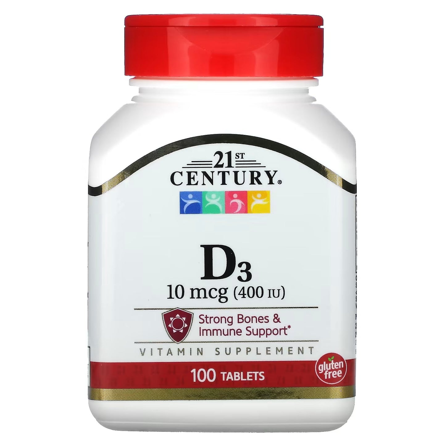 Vitamin D3 10 mcg (400 IU) Tablets, 100 Count, Unit Dose (UD) Vitamins & Supplements Pasteur Pharmacy