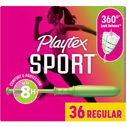 Playtex Sport Tampons, Regular Absorbency, Unscented - 36 Count Tampons Pasteur Pharmacy