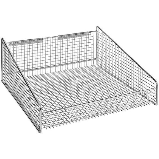 Quantum Storage Systems 17 7/8" X 18" Chrome Partition Wall Hanging Basket 1617HBC Storage & Organization Pasteur Pharmacy
