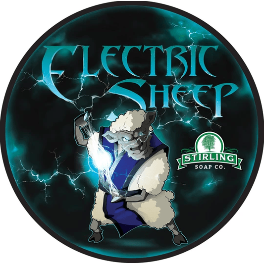 Stirling Soap Co. Electric Sheep Shaving Collection Shaving Set Pasteur Pharmacy Shaving Soap 5.8 oz