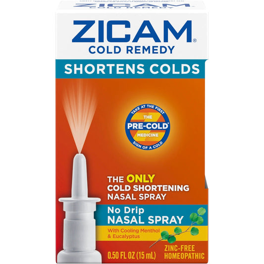 Zicam Cold Remedy, No Drip Nasal Spray, 0.50 Fl Oz (15 Ml) Health & Beauty Pasteur Pharmacy