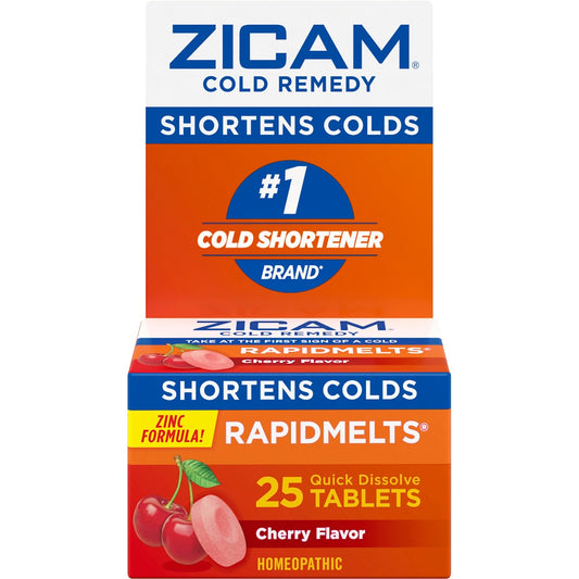 Zicam Cold Remedy Cherry Flavor RapidMelts Quick Dissolve Tablets Health & Beauty Pasteur Pharmacy