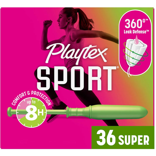 Playtex Sport Tampons, Super Absorbency, Unscented - 36 Count Tampons Pasteur Pharmacy