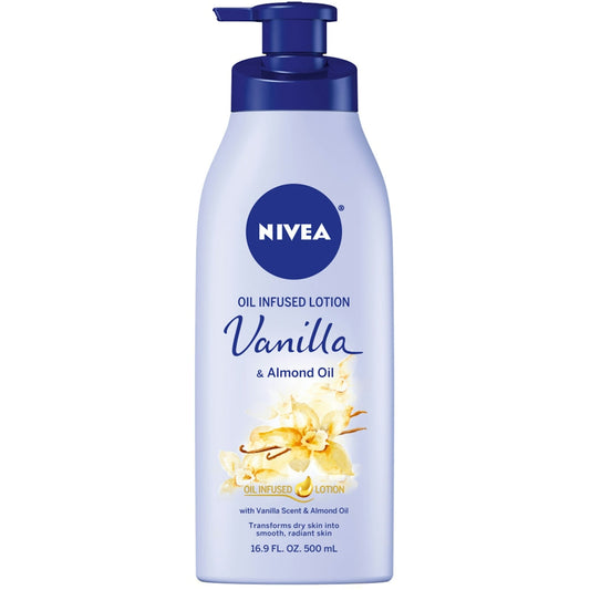 Nivea Oil Infused Body Lotion Vanilla & Almond 16.9 Fl Oz Lotion & Moisturizer Pasteur Pharmacy