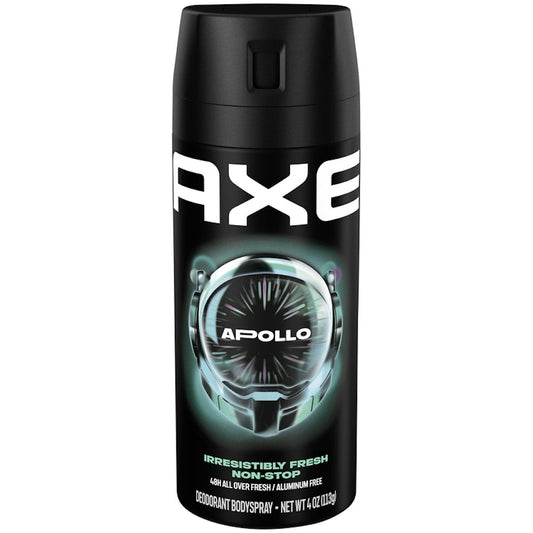 Axe Apollo Body Spray Deodorant Sage & Cedarwood 4.0 Oz Deodorant Pasteur Pharmacy