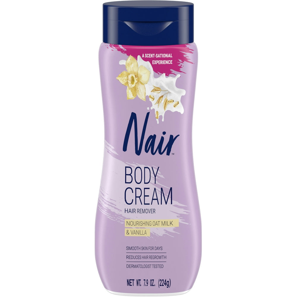 Nair Hair Removal Body Cream, Nourish with Oat Milk & Vanilla, 7.9 oz Hair Removal Pasteur Pharmacy