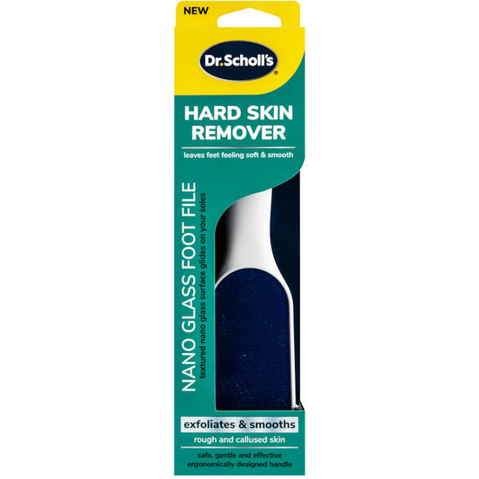 Dr. Scholl's Nano Glass Foot File Hard Skin Remover 1Ea Foot Care Pasteur Pharmacy