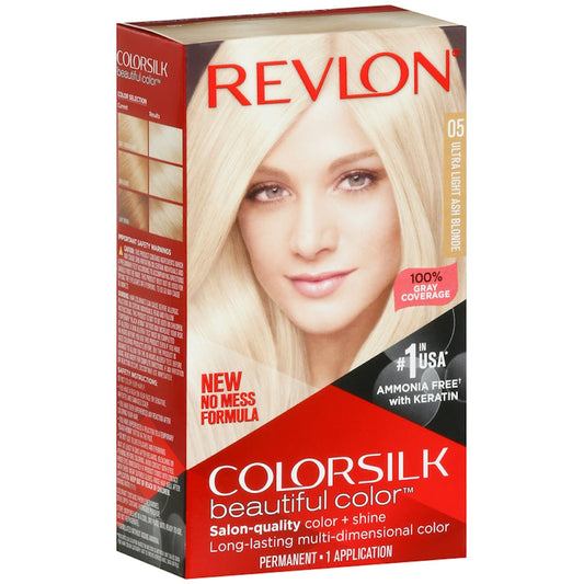 Revlon ColorSilk Beautiful Color™ – Ultra Light Ash Blonde (05) Hair Color Pasteur Pharmacy