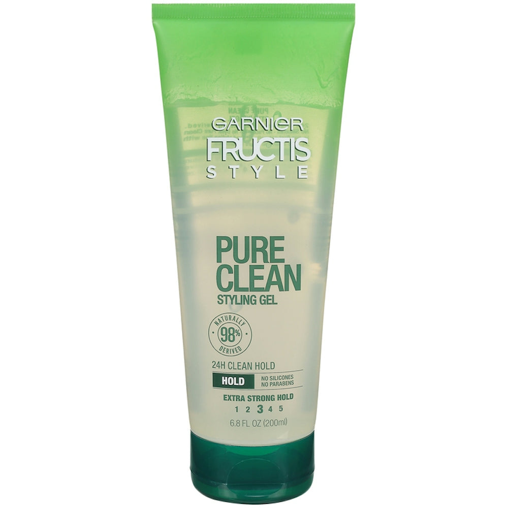 Garnier Fructis Style Pure Clean Extra Strong Hold 3 Hair Gel - 6.8 Fl Oz Hair gel Pasteur Pharmacy
