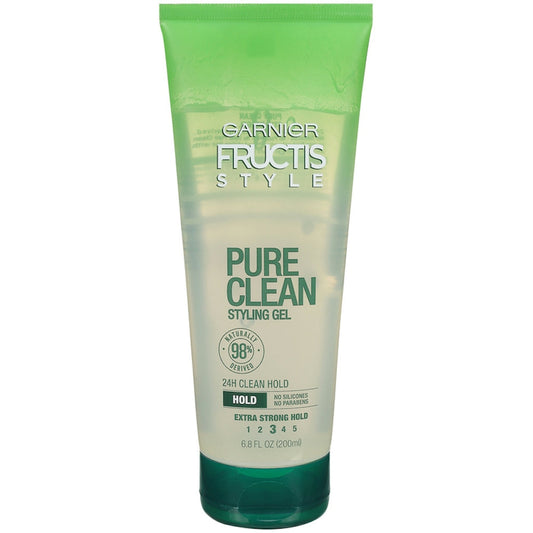 Garnier Fructis Style Pure Clean Extra Strong Hold 3 Hair Gel - 6.8 Fl Oz Hair gel Pasteur Pharmacy