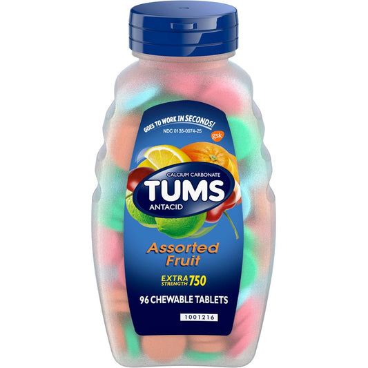 Tums® Extra Strength 750 Chewable Antacid Tablets – Assorted Fruit Health & Beauty Pasteur Pharmacy