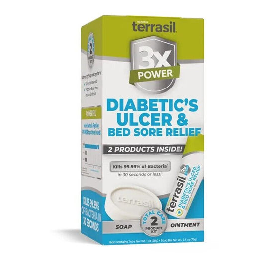Terrasil Diabetic's Ulcer And Sore Relief Kit Shipping Supplies Pasteur Pharmacy